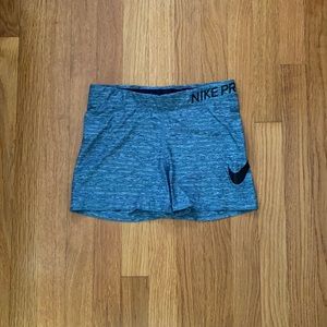 Blue heather nike pros